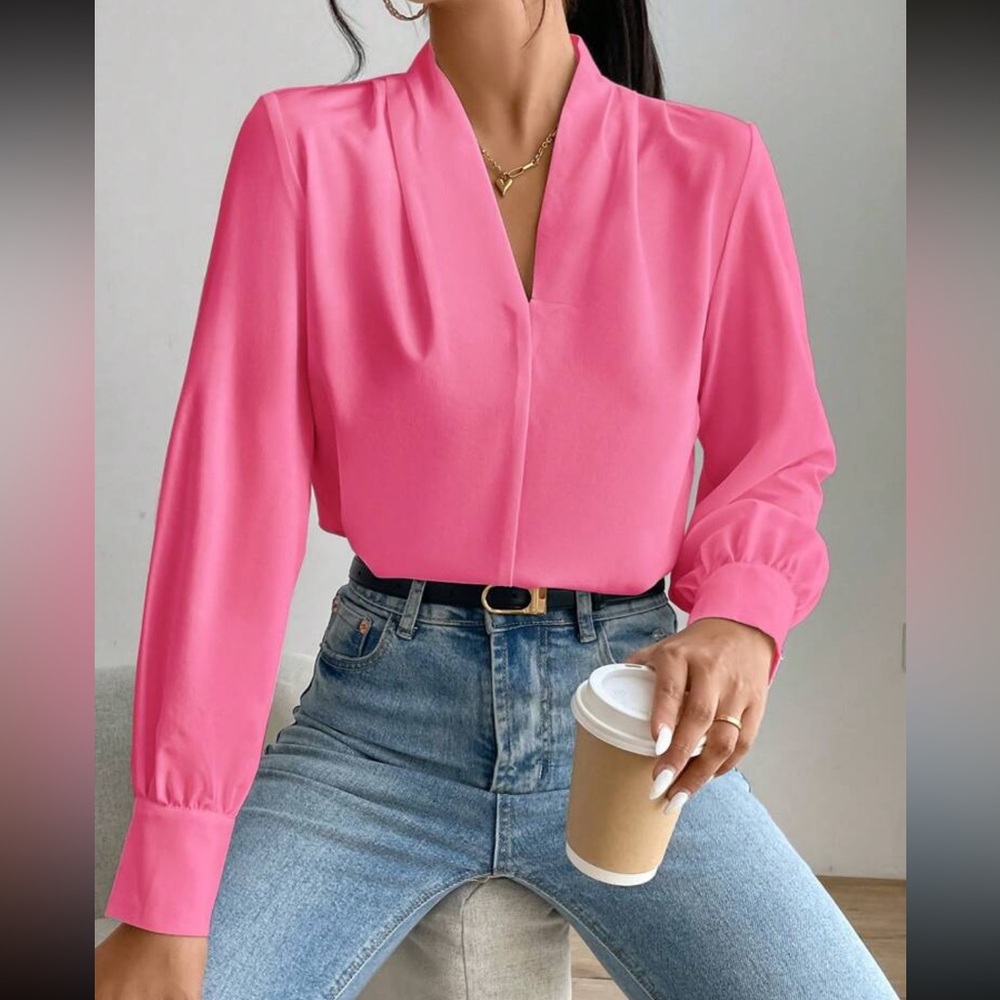 Elegant Pink  Women's Top